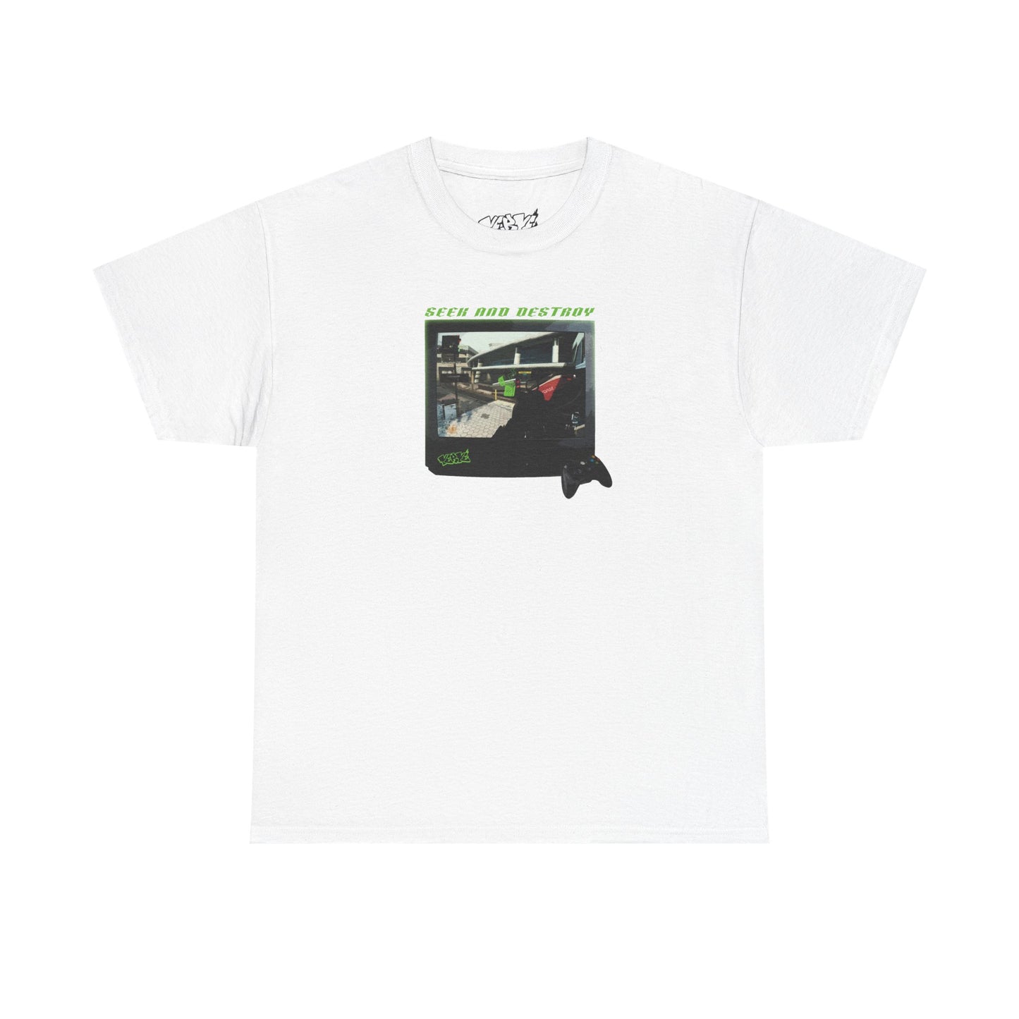 Seek and destroy tee