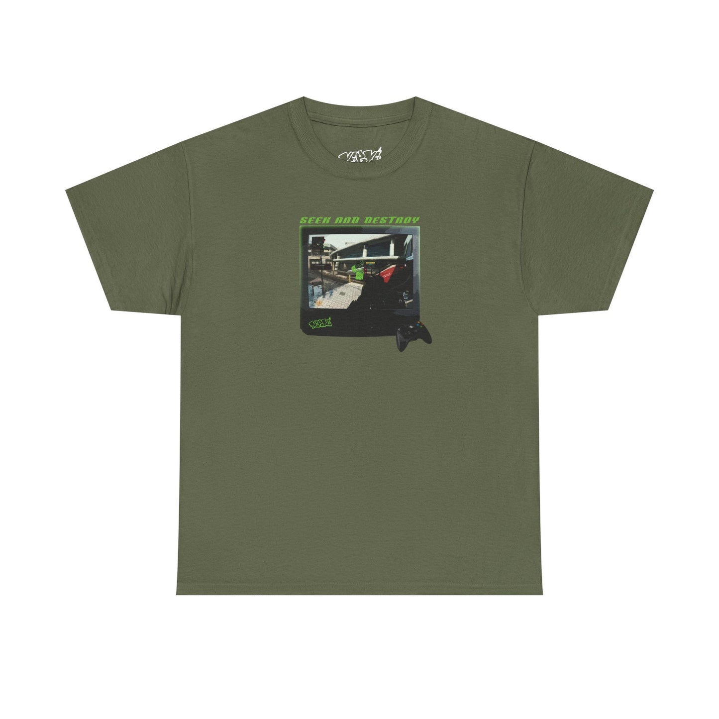 Seek and destroy tee