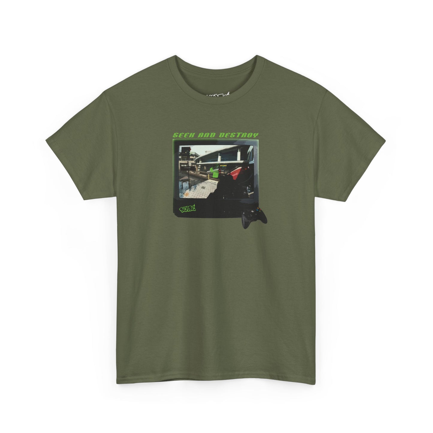 Seek and destroy tee