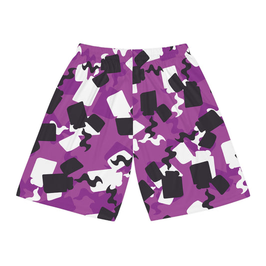 Verve Camo Shorts (Purple)