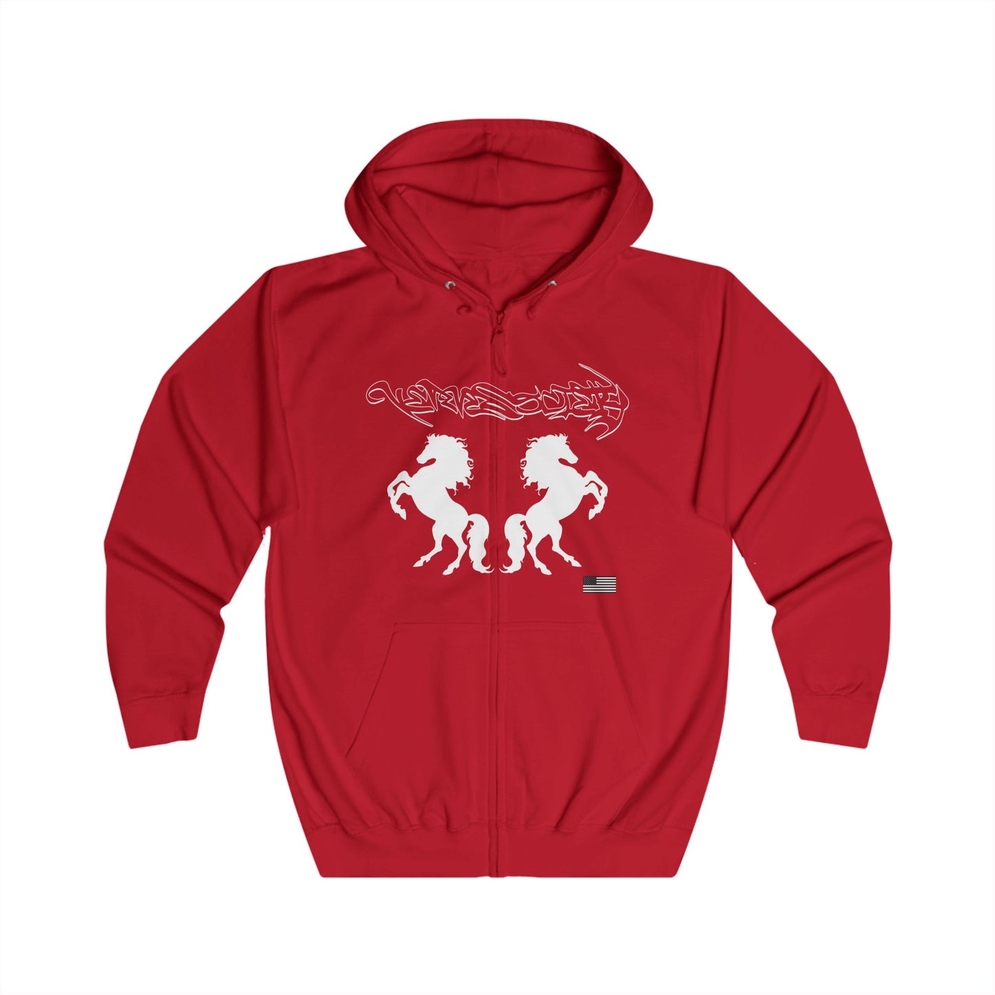 Horses Full Zip Hoodie