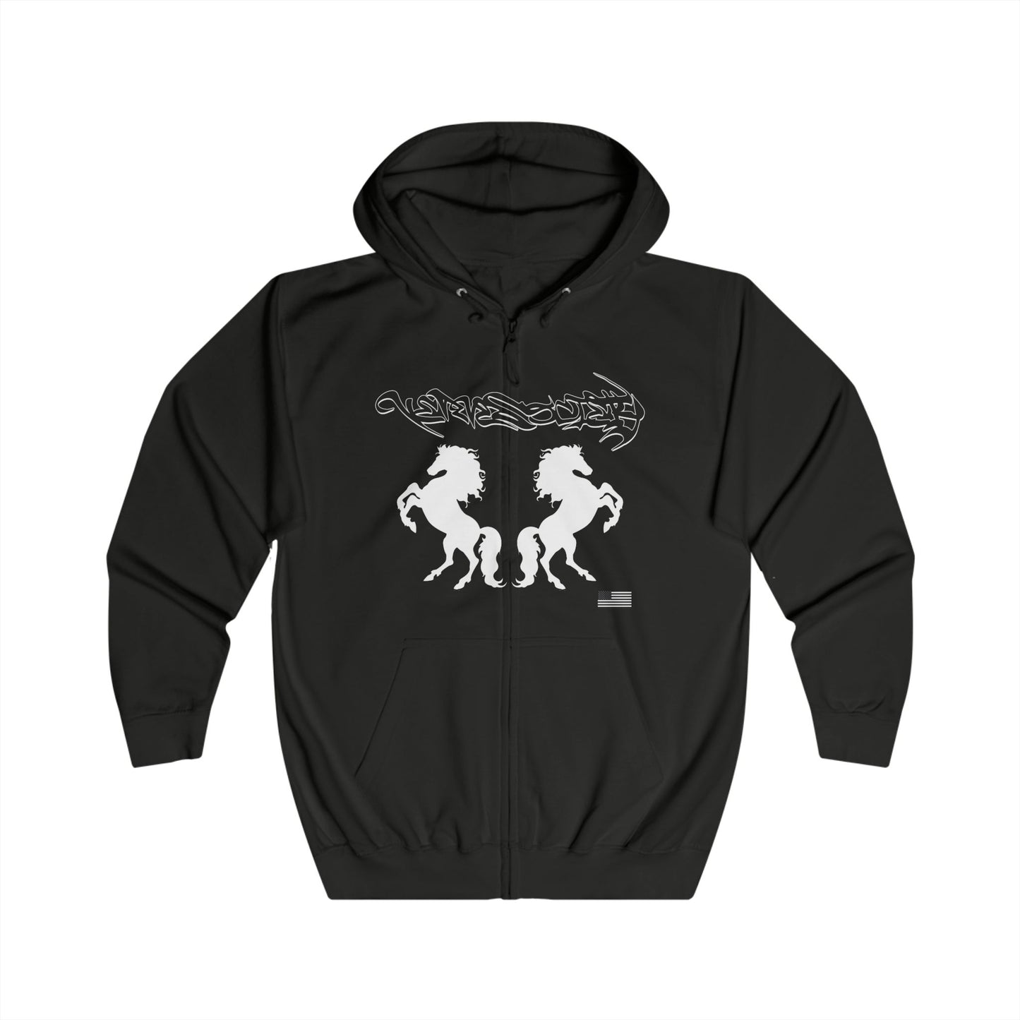Horses Full Zip Hoodie